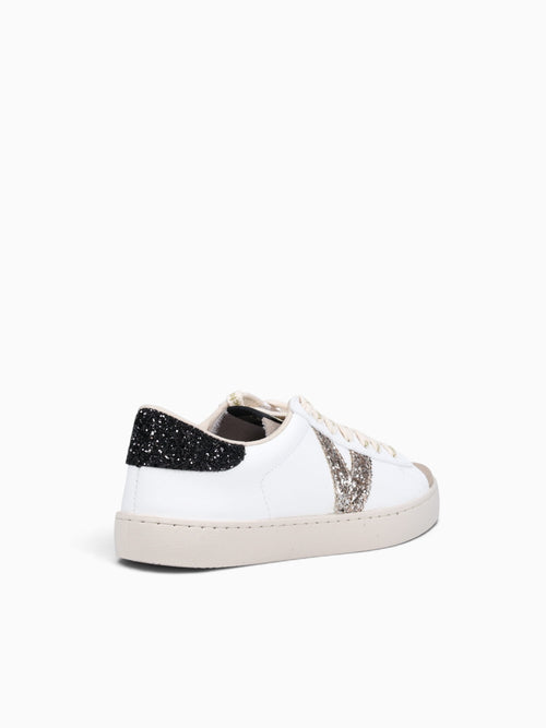 Berlin Glitter Cordon Negro Leather White Multi / 5 / M