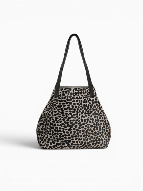 Mini Shopping Bag Tote Dalmata Blk Wh