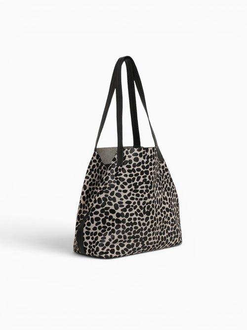 Mini Shopping Bag Tote Dalmata Blk Wh