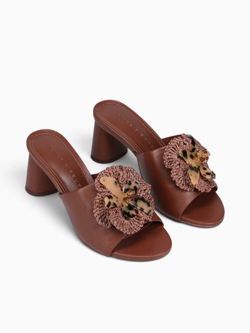 Josephine Flores Marron Leather Brown / 5 / M