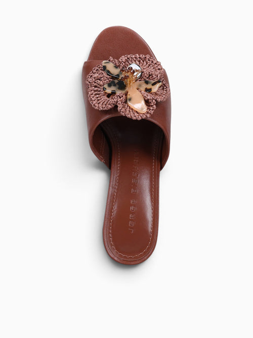 Josephine Flores Marron Leather Brown / 5 / M