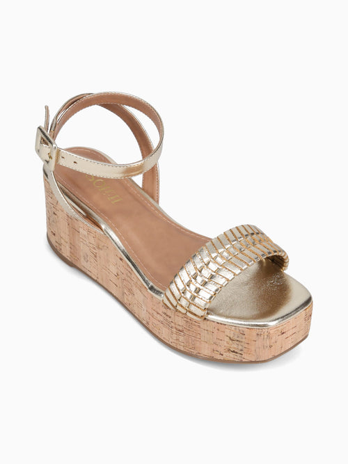 Arielle Champagne Metalizado Cristal Rose Gold / 5 / M