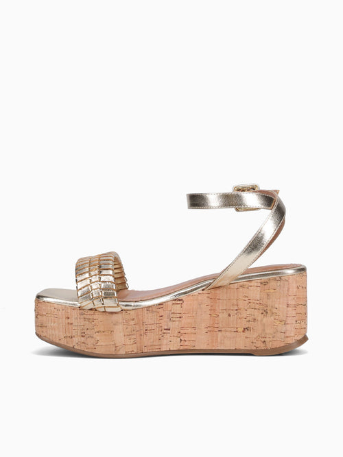 Arielle Champagne Metalizado Cristal Rose Gold / 5 / M