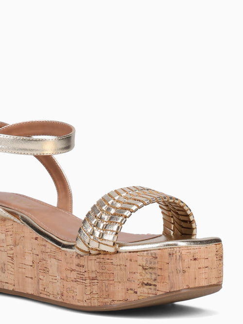 Arielle Champagne Metalizado Cristal Rose Gold / 5 / M