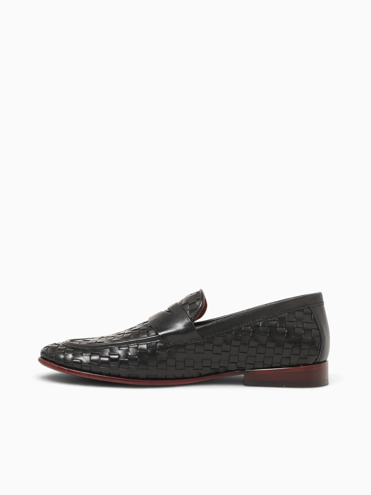 Samal Preto Woven Leather Black / 7 / M