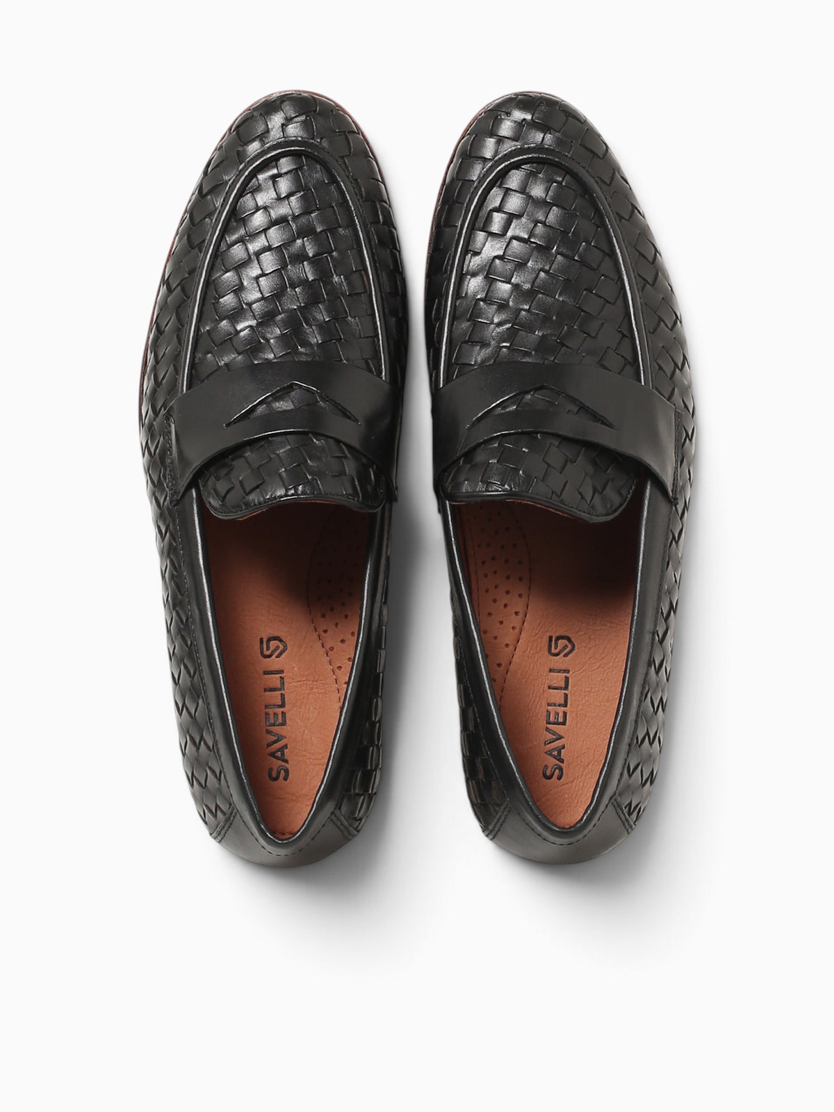 Samal Preto Woven Leather Black / 7 / M