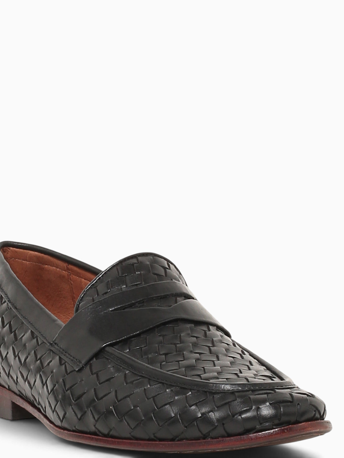 Samal Preto Woven Leather Black / 7 / M