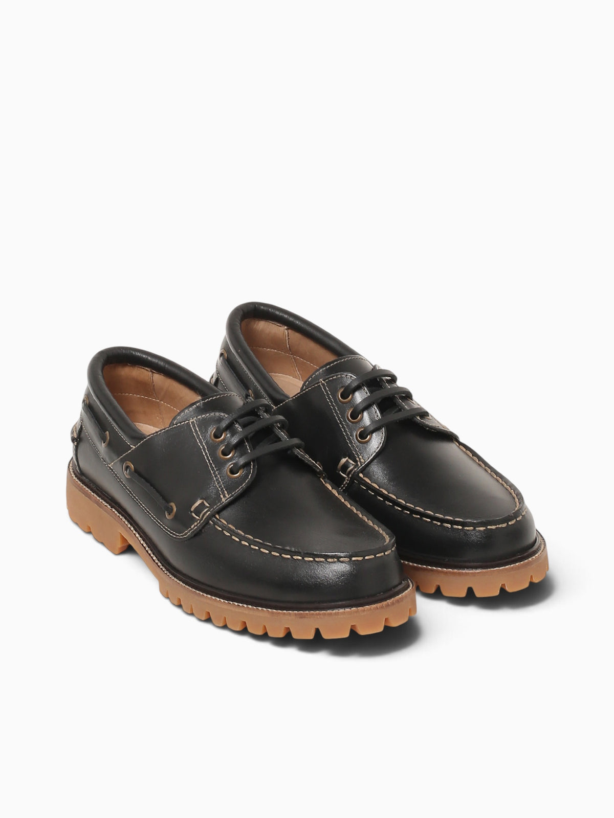 Samu Preto Leather Black / 7 / M