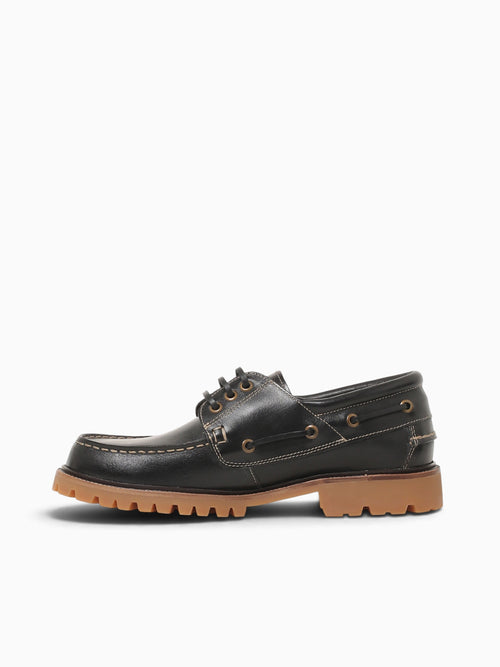 Samu Preto Leather Black / 7 / M