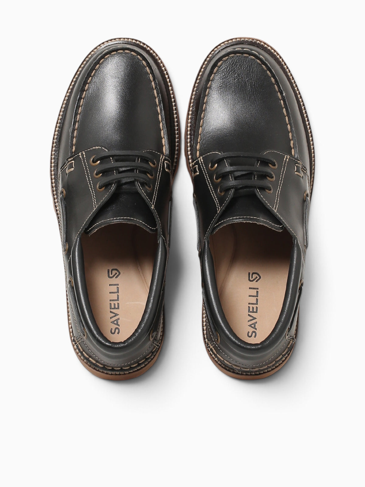 Samu Preto Leather Black / 7 / M