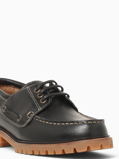 Samu Preto Leather Black / 7 / M