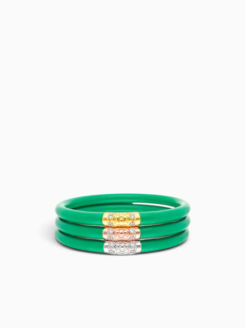 Kelly Three King All Weather Bangles Green / S