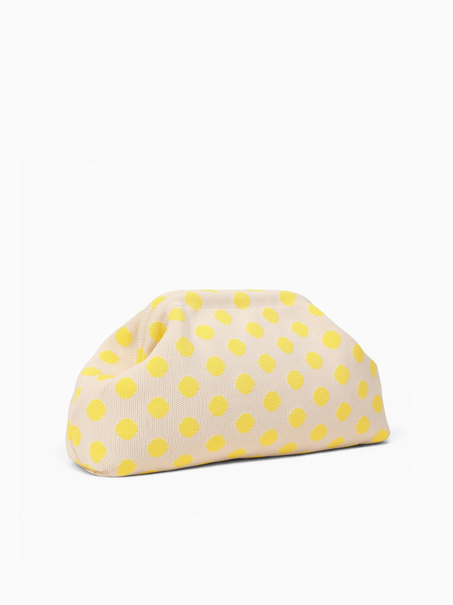 City Girl Pouch Polka Dot Yellow Yellow