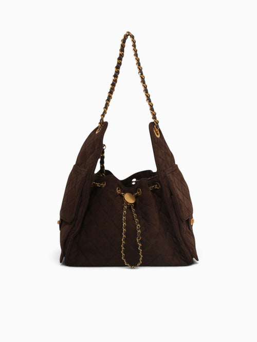 Amelie Shoulder Bag Chocolate Brown