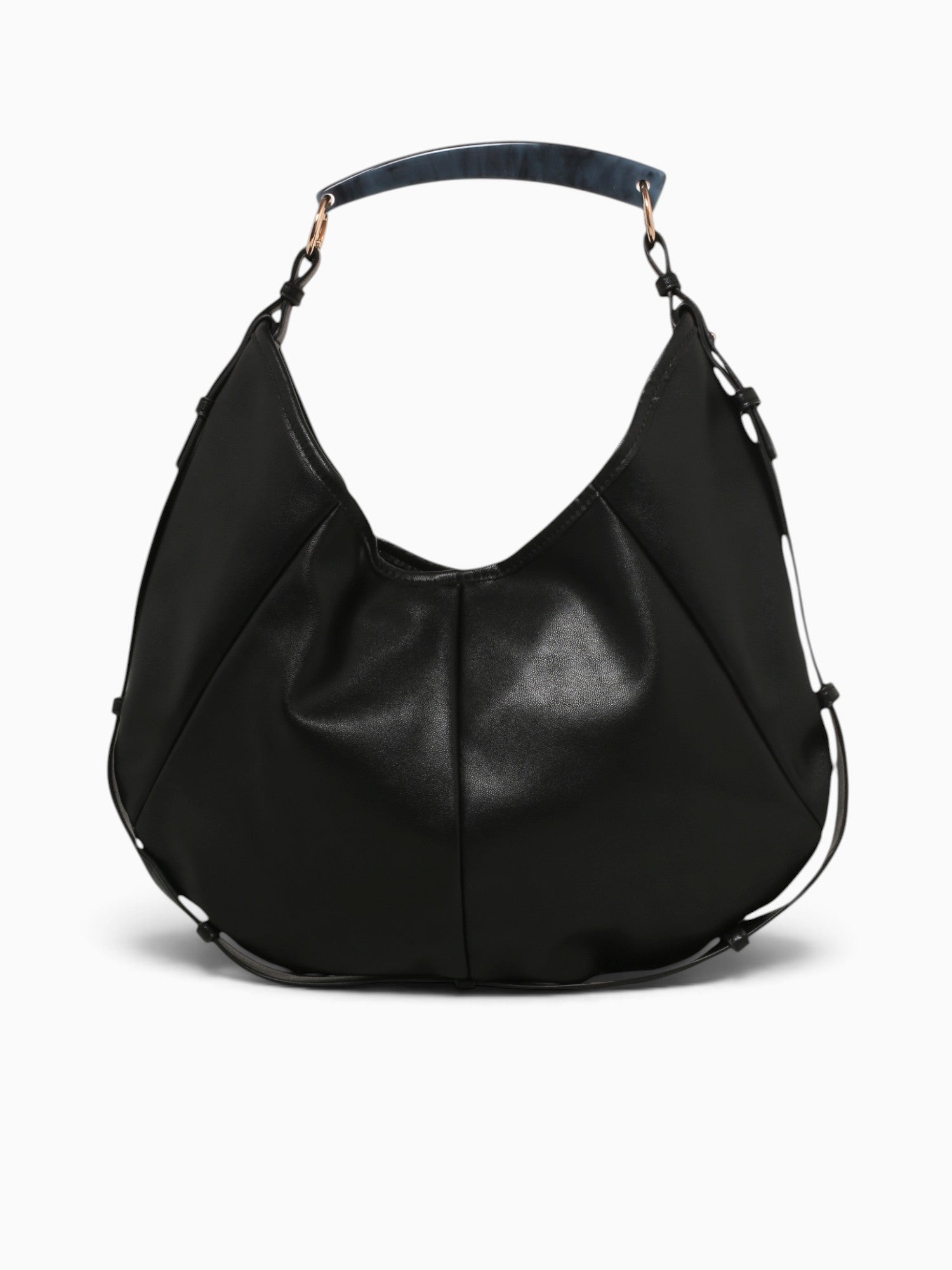 Horn Shoulder Bag Black Black