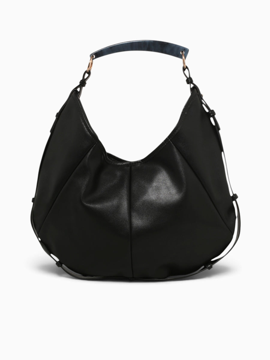 Horn Shoulder Bag Black Black