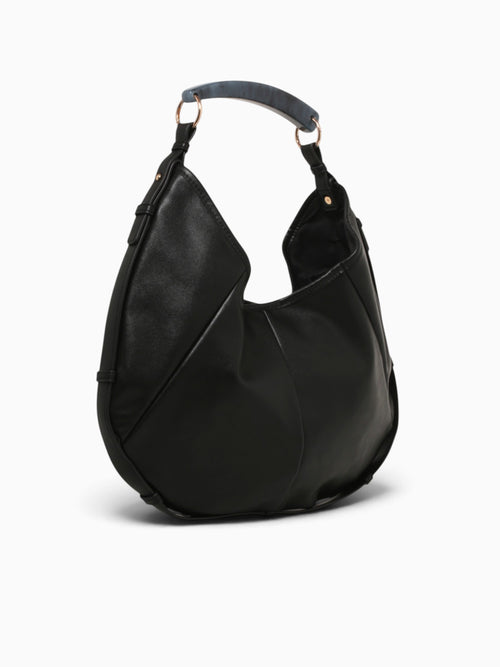 Horn Shoulder Bag Black Black