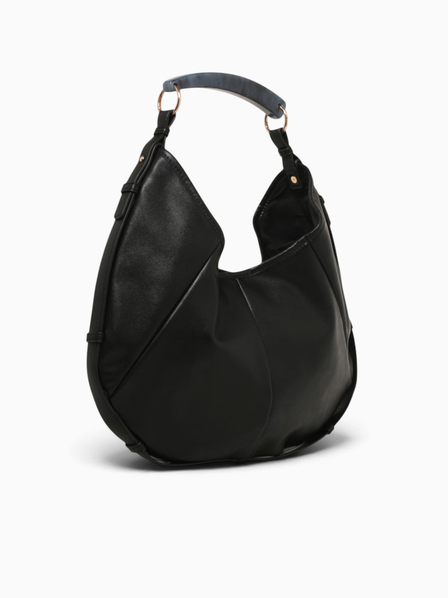 Horn Shoulder Bag Black Black