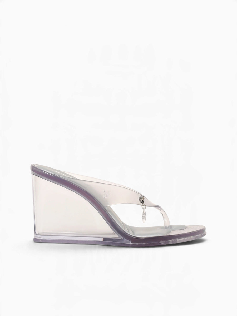 Nabeela Clear Grey Jelly Grey / 5 / M
