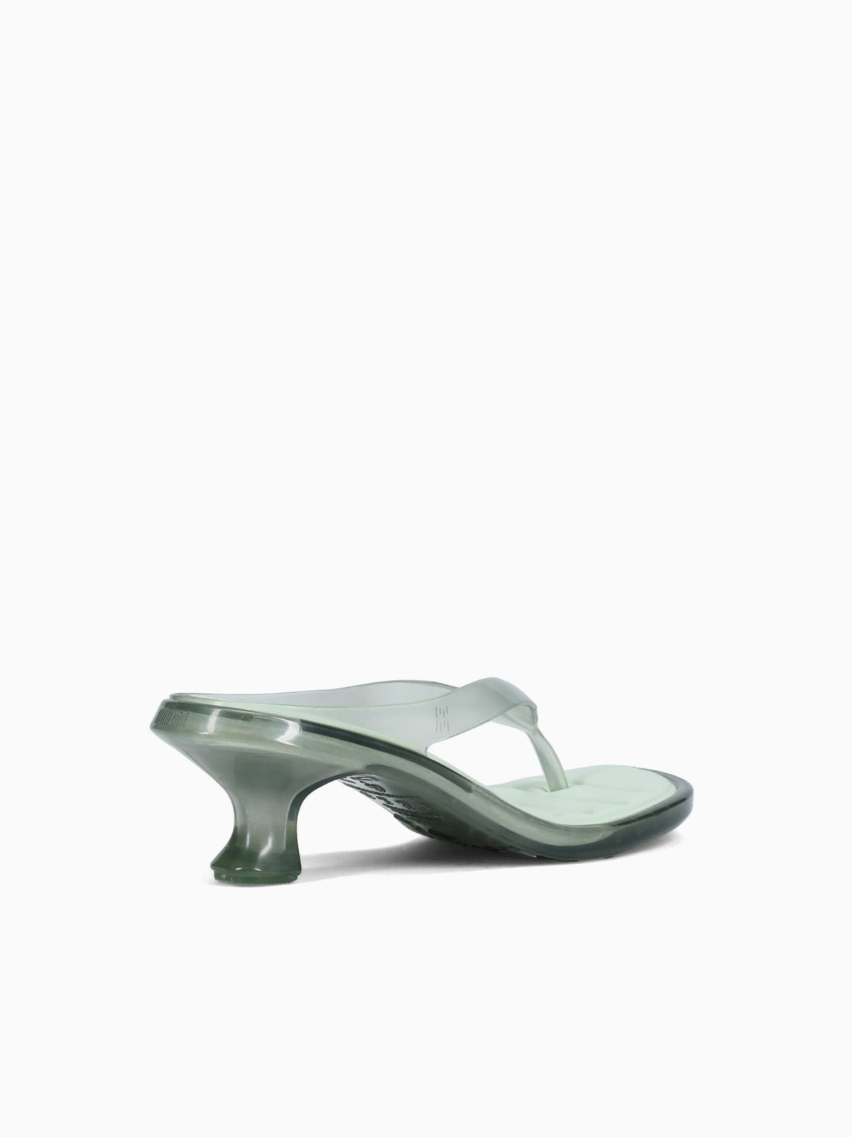 Flip Flop Kitten Heel Trasparent Green Green / 5 / M
