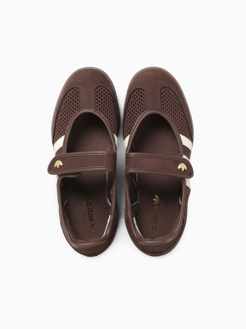 Samba Jane W Brown Off wht textile Brown / 4 / M