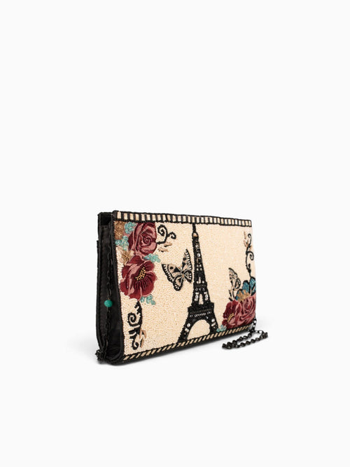 Parisian Clutch White Multi White Multi