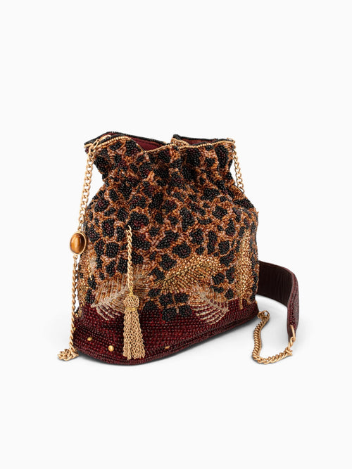 A Little Wild Shoulder Bag Brown Multi Brown Multi