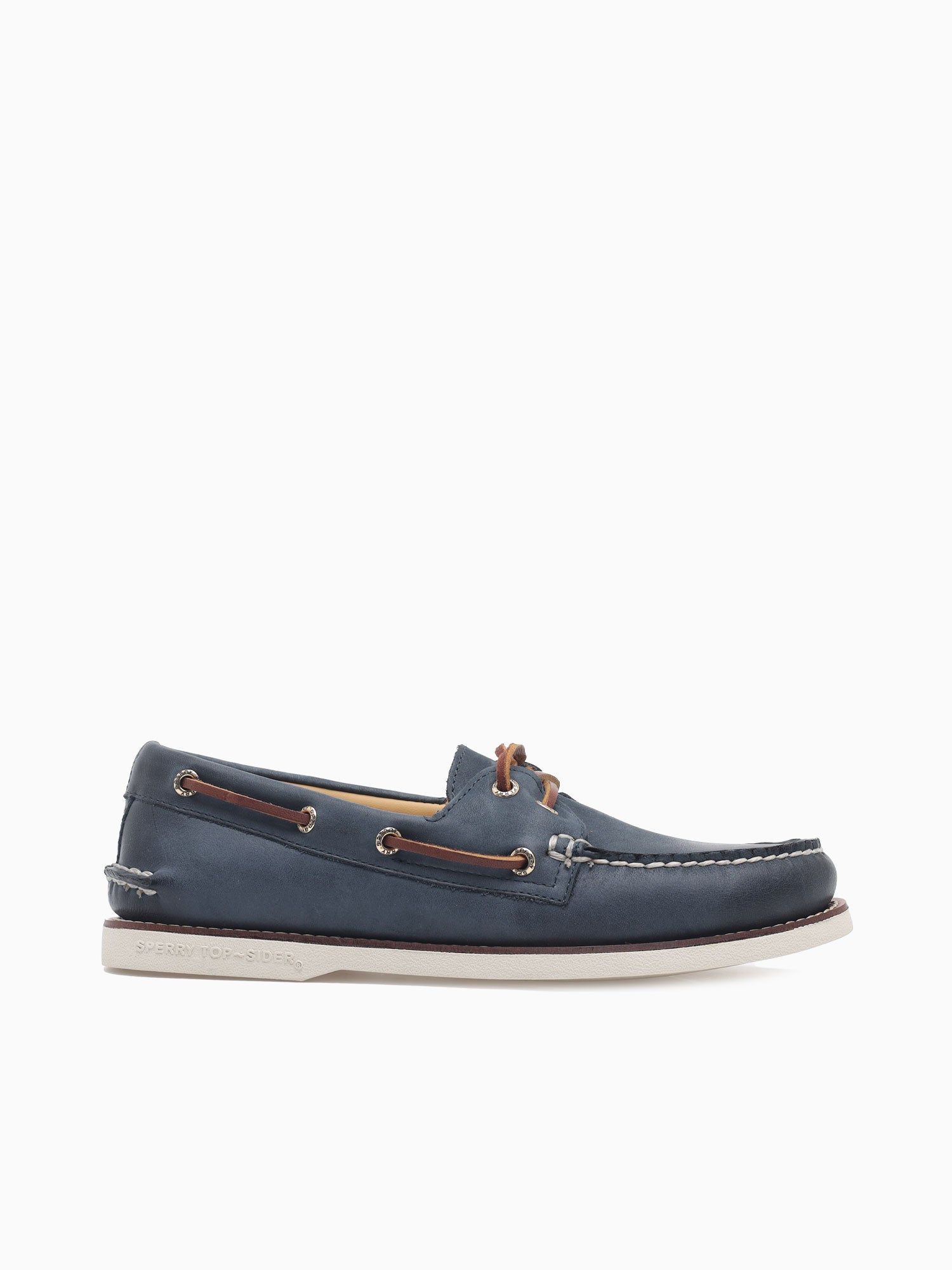Gold A O 2eye sts15803 navy leather Navy / 7 / M