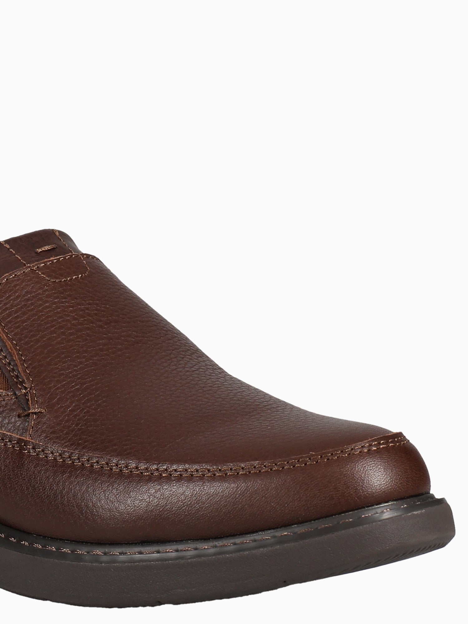 BAYRIDGE MOC SLIP ON 84905200 BROWN LEA Brown / 7 / M