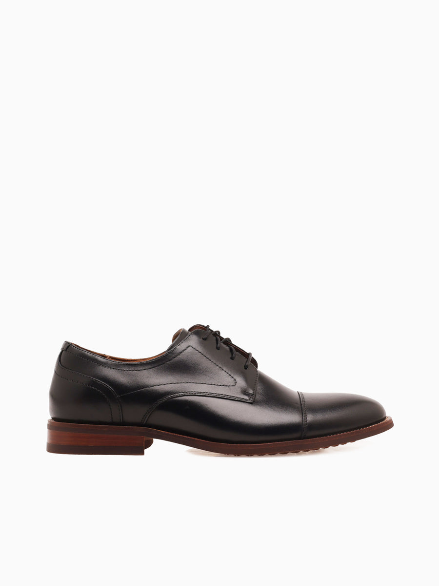 Rucci Cap Toe 13384001 Black Leather Black / 7 / M