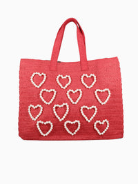 42101 I Heart Tote Red Red