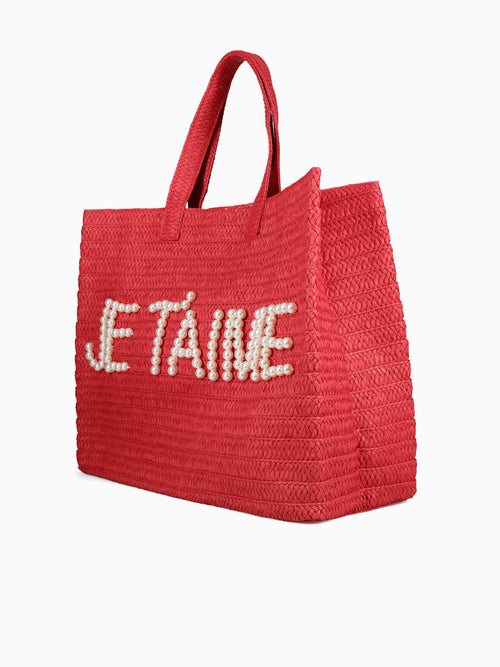 42104 Je T'aime Tote Red Red