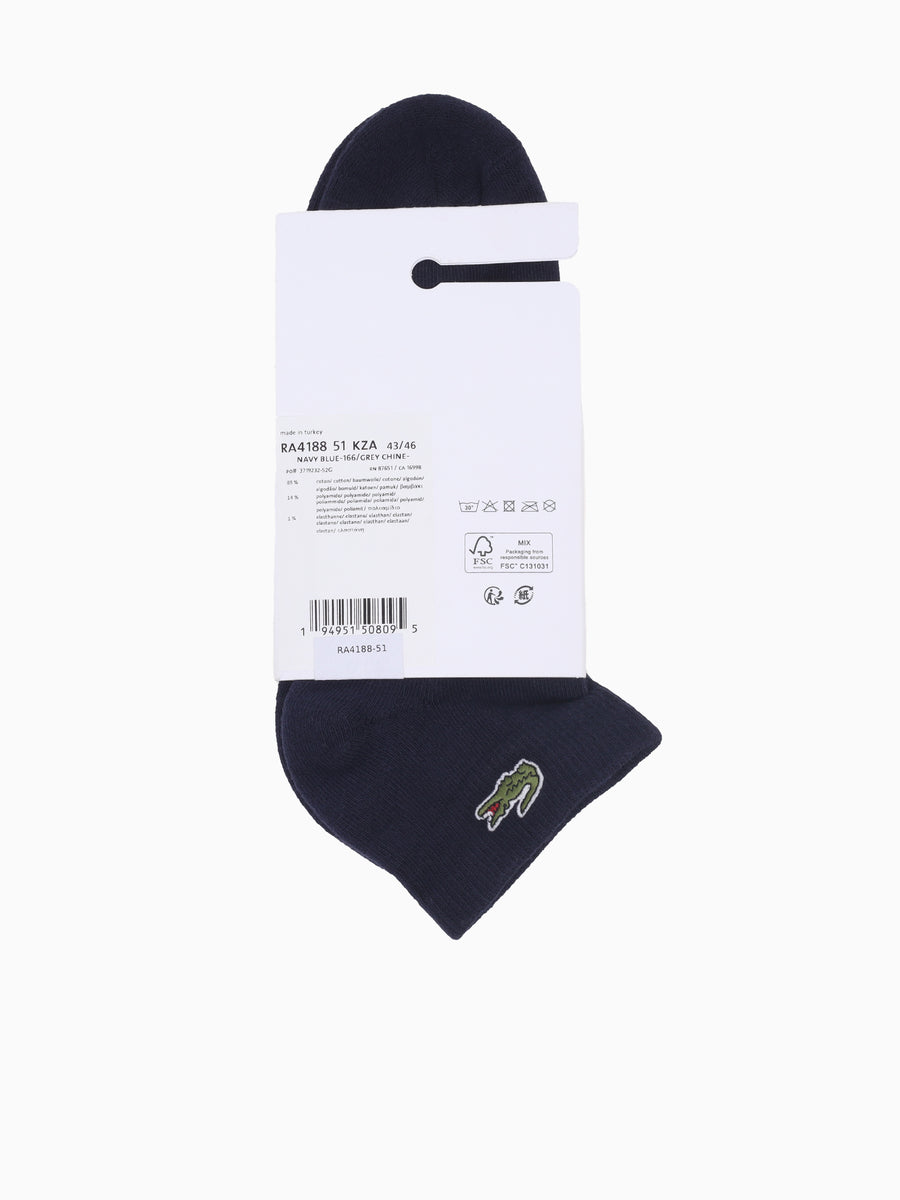 Low Sock 1013 Navy Blue Cotton Nylon Navy