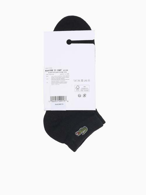 Low Sock 1013 Black Cotton Nylon Black