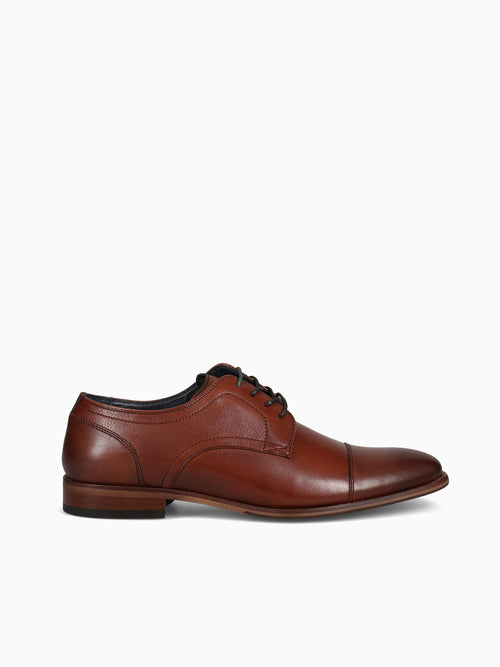 Flex Cap Toe Cognac Leather Cognac / 7 / M