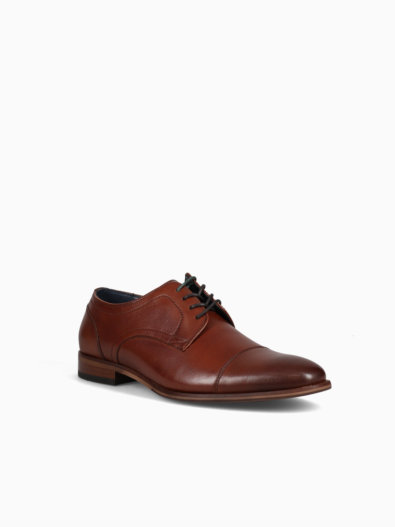 Flex Cap Toe Cognac Leather Cognac / 7 / M