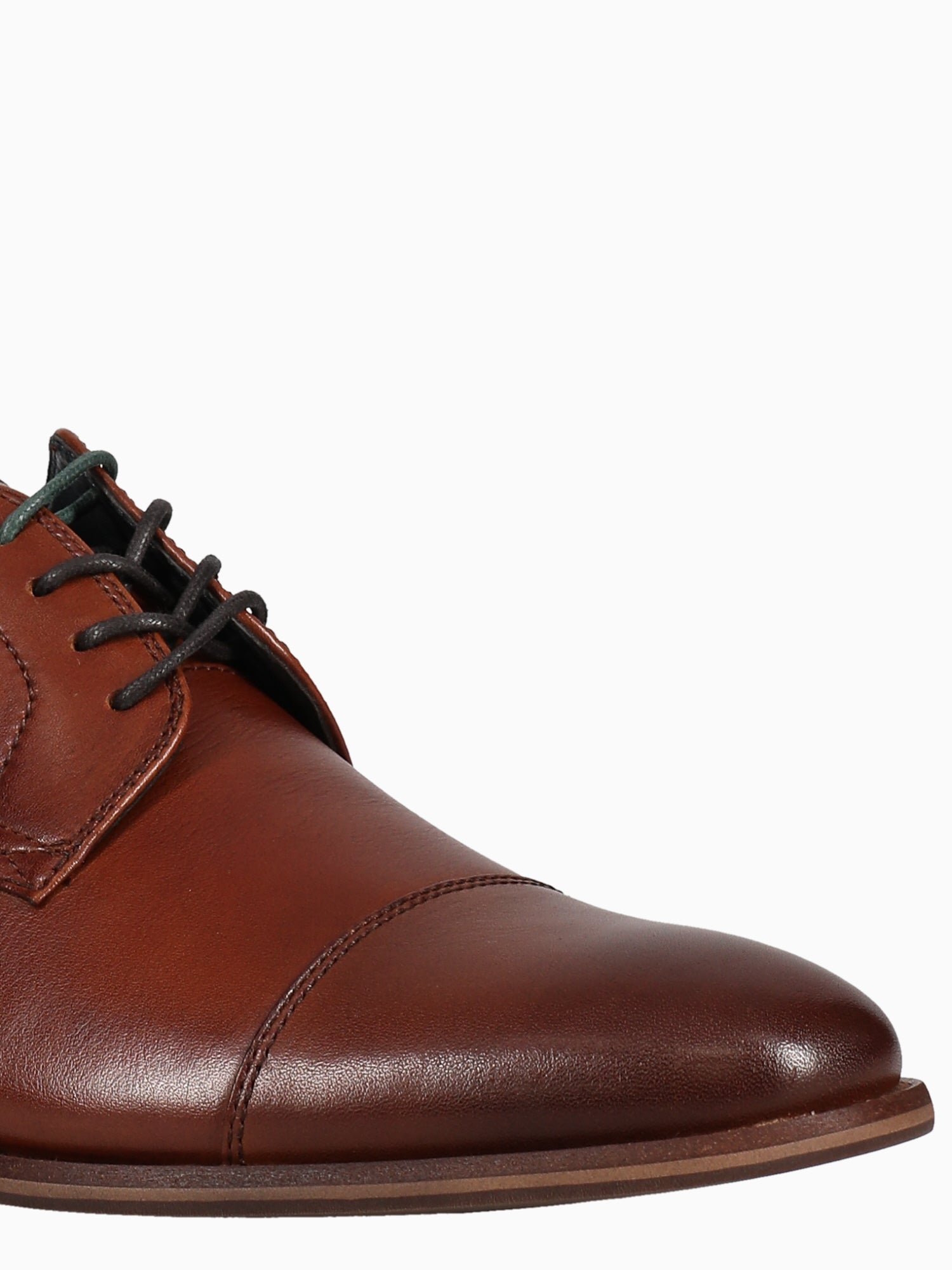 Flex Cap Toe Cognac Leather Cognac / 7 / M