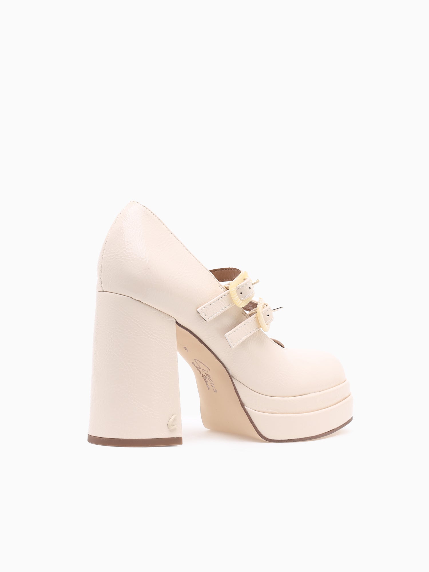 Pepper Vanilla Bean Crinkle Patent Light Beige / 5 / M