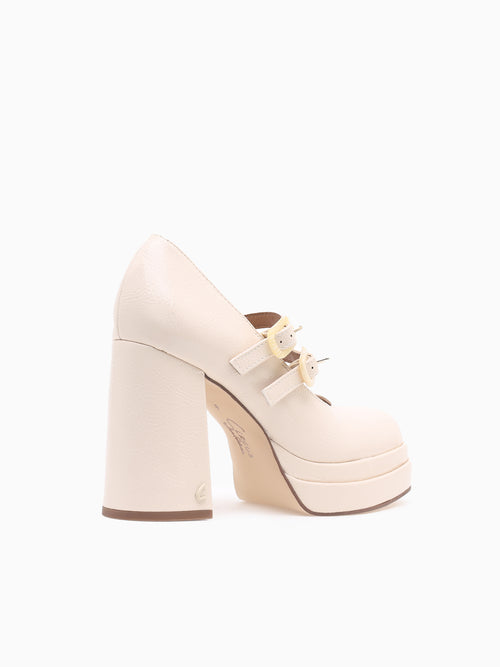 Pepper Vanilla Bean Crinkle Patent Light Beige / 5 / M