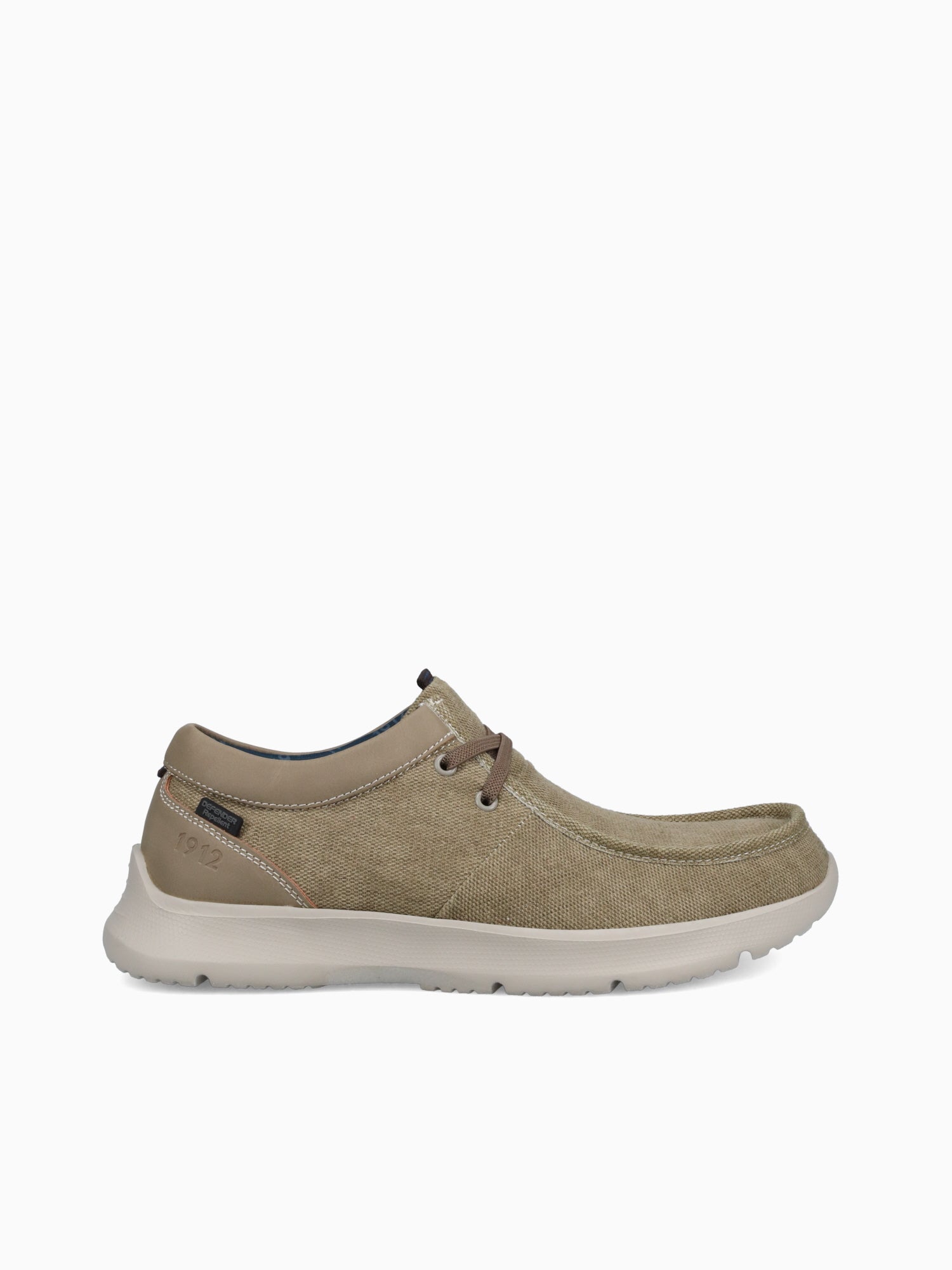 Bushwalker Moc Toe Stone Canvas Taupe / 7 / M