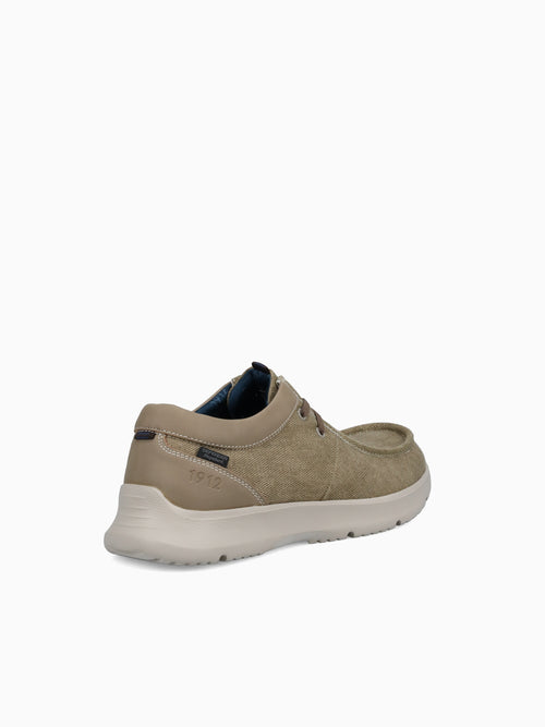 Bushwalker Moc Toe Stone Canvas Taupe / 7 / M