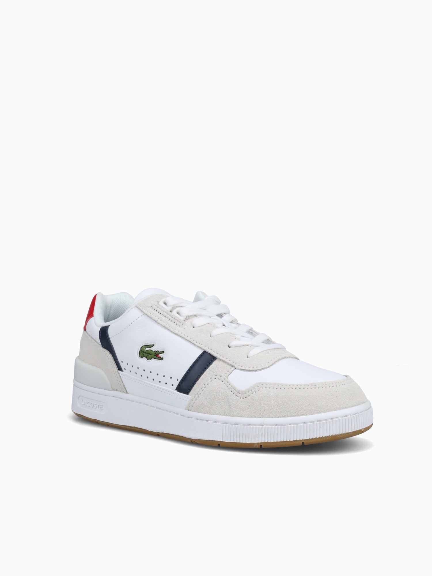 Tclip White Navy Red leather White / 7 / M