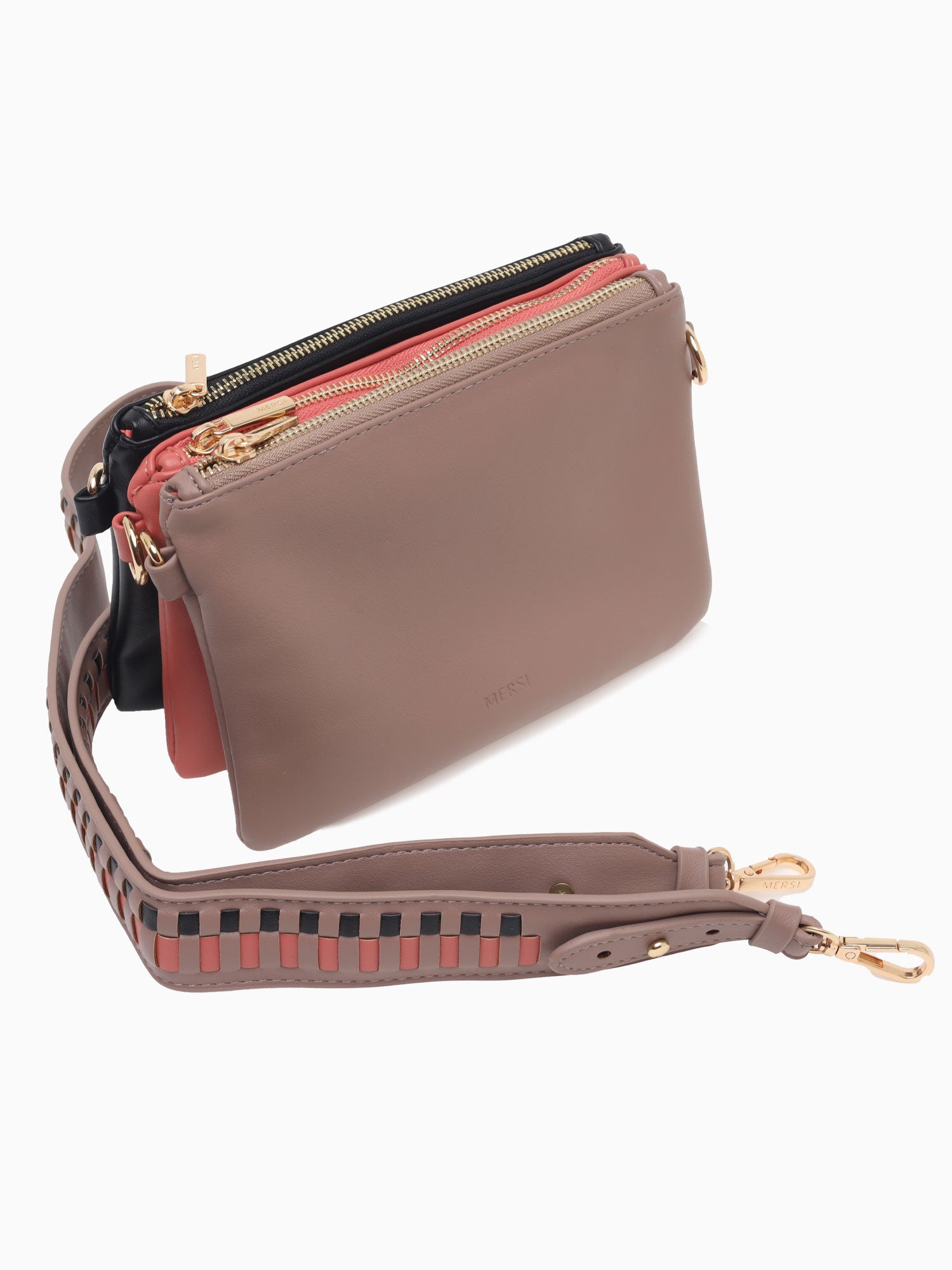 Chelsea Crossbag Taupe Taupe