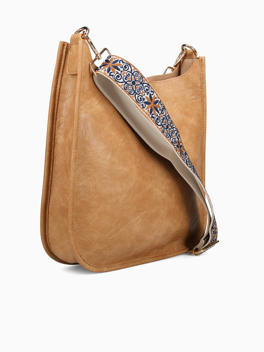 Messenger Bag W Strap tan Natural