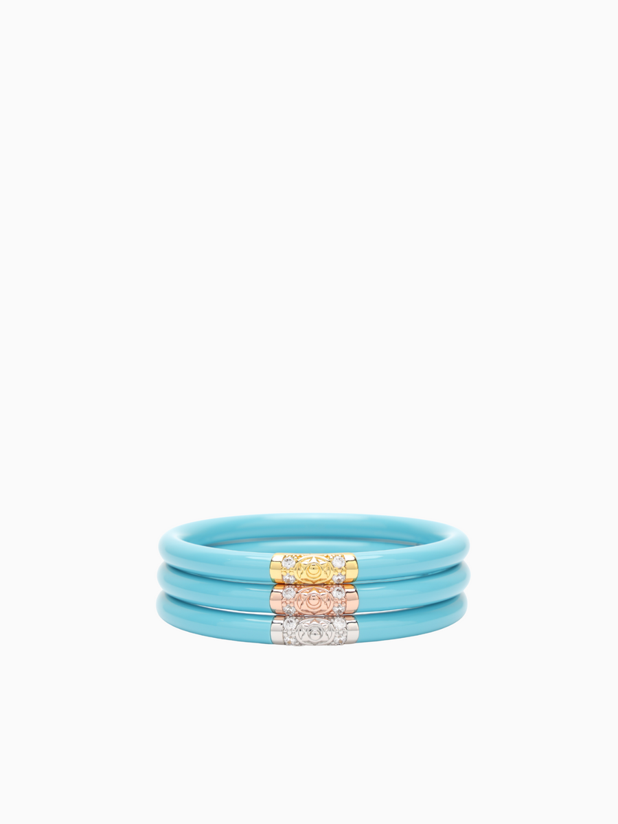 Three Kings All Weather Bangles Turquois